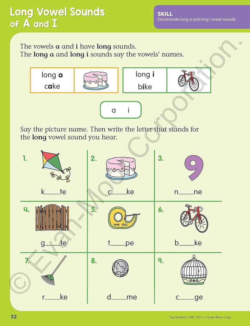 Top Student: Grade 1 Workbook (Evan-Moor)-Activity: 學習補充 Learning & Supplemental-買書書 BuyBookBook