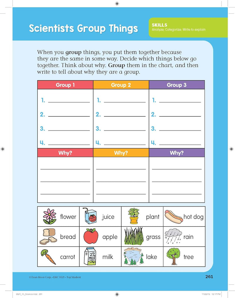 Top Student: Grade 1 Workbook (Evan-Moor)-Activity: 學習補充 Learning & Supplemental-買書書 BuyBookBook