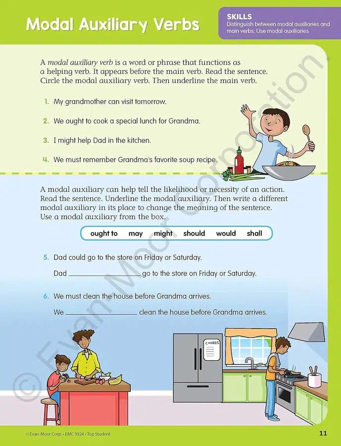 Top Student: Grade 4 Workbook (Evan-Moor)-Activity: 學習補充 Learning & Supplemental-買書書 BuyBookBook