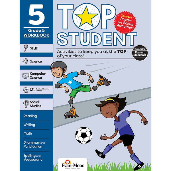 Top Student: Grade 5 Workbook (Evan-Moor)-Activity: 學習補充 Learning & Supplemental-買書書 BuyBookBook