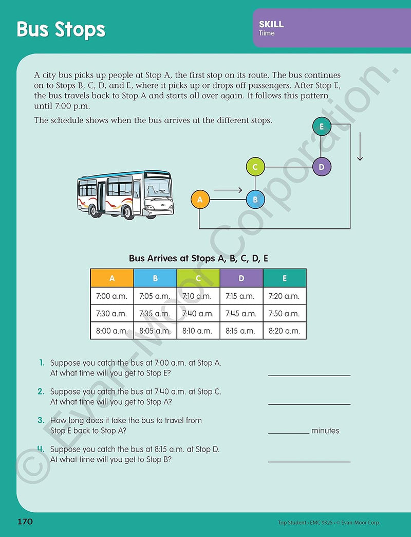 Top Student: Grade 5 Workbook (Evan-Moor)-Activity: 學習補充 Learning & Supplemental-買書書 BuyBookBook