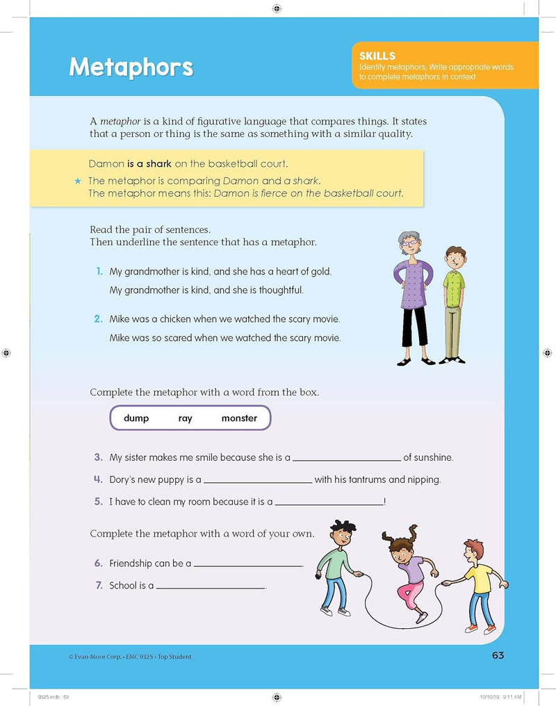 Top Student: Grade 5 Workbook (Evan-Moor)-Activity: 學習補充 Learning & Supplemental-買書書 BuyBookBook