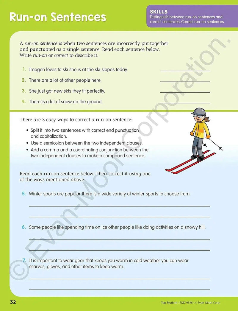 Top Student: Grade 6 Workbook (Evan-Moor)-Activity: 學習補充 Learning & Supplemental-買書書 BuyBookBook