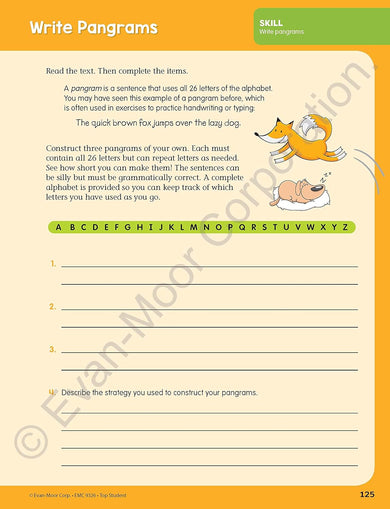 Top Student: Grade 6 Workbook (Evan-Moor)-Activity: 學習補充 Learning & Supplemental-買書書 BuyBookBook