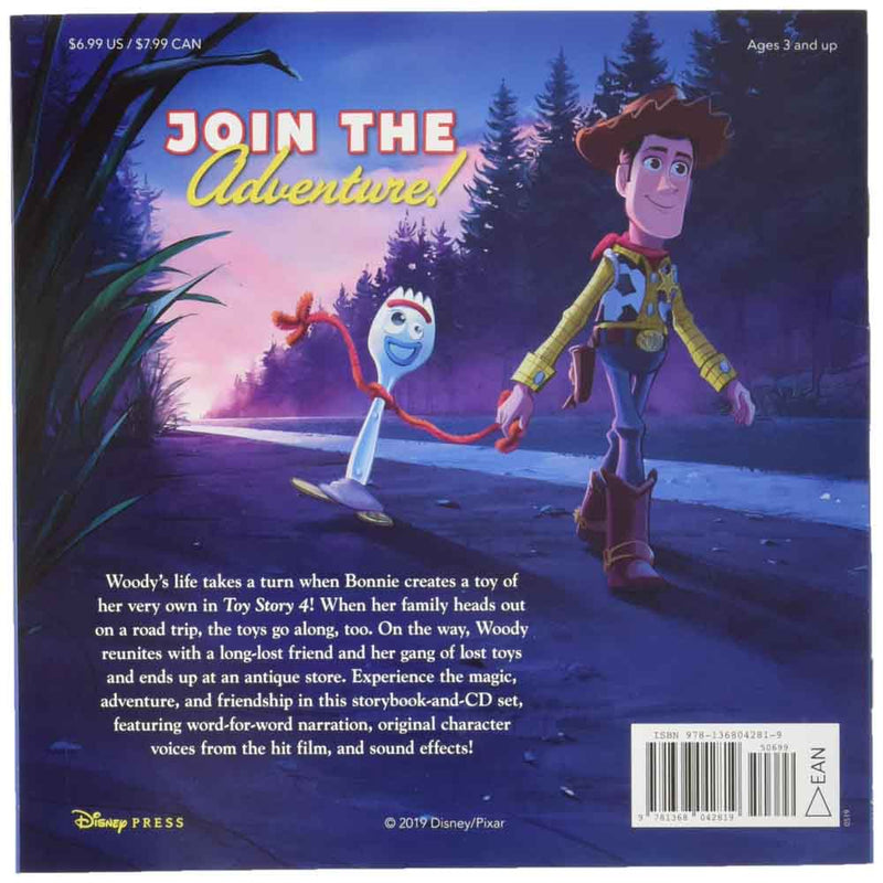 Toy Story 4 Read-Along Storybook and CD (Disney) - 買書書 BuyBookBook