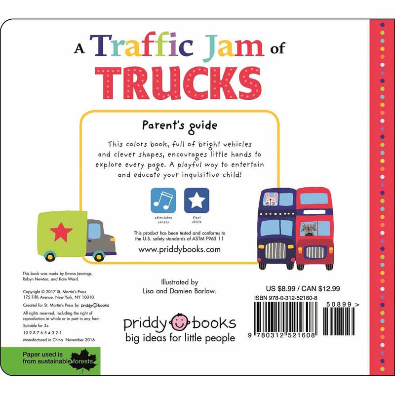 Traffic Jam of Trucks, A (Board Book) Priddy