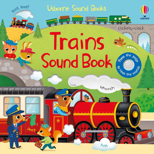Trains Sound Book (Usborne Sound Books) (Sam Taplin)-Nonfiction: 學前基礎 Preschool Basics-買書書 BuyBookBook
