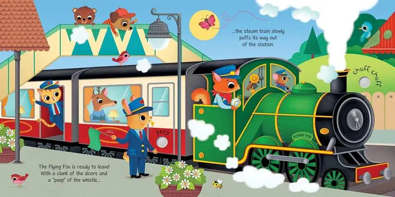 Trains Sound Book (Usborne Sound Books) (Sam Taplin)-Nonfiction: 學前基礎 Preschool Basics-買書書 BuyBookBook