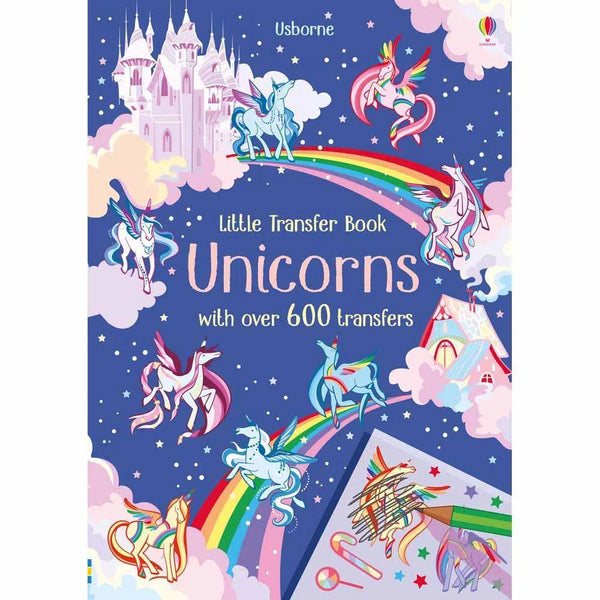 Transfer Activity Book Unicorns Usborne