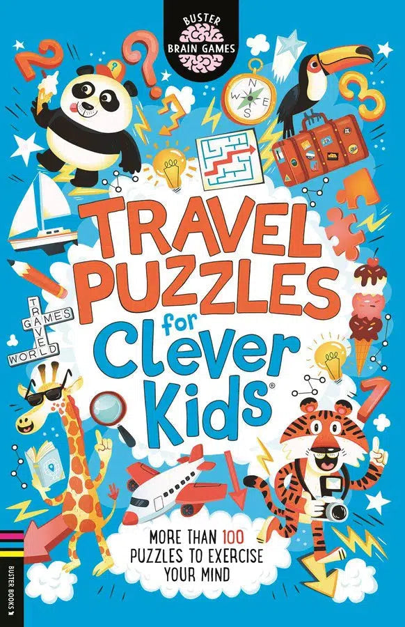 Travel Puzzles for Clever Kids®-Children’s / Teenage general interest: Hobbies, quizzes, toys and games-買書書 BuyBookBook