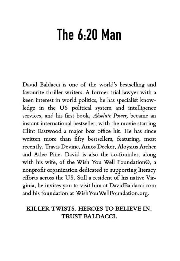 Travis Devine #01 The 6:20 Man (David Baldacci)-Fiction: 劇情故事 General-買書書 BuyBookBook