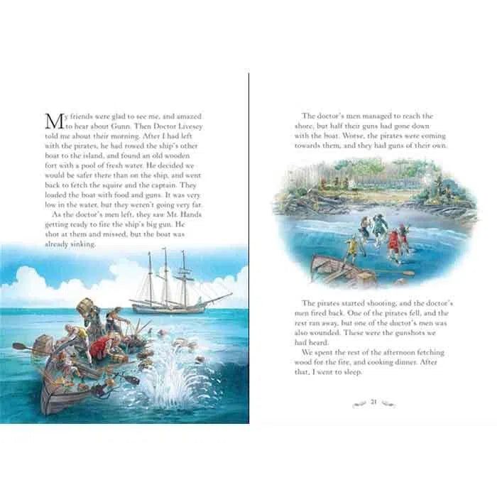 Usborne Readers (L3) Treasure Island (QR Code) Usborne