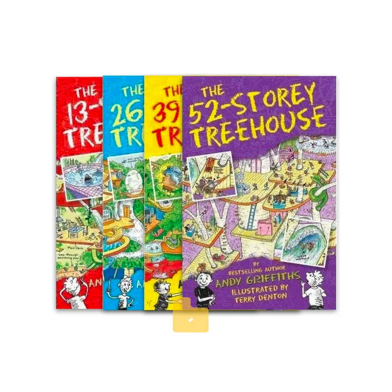 Treehouse, The (正版) Boxset / Bundle with QR code Audio (Andy Griffiths)-Fiction: 幽默搞笑 Humorous-買書書 BuyBookBook