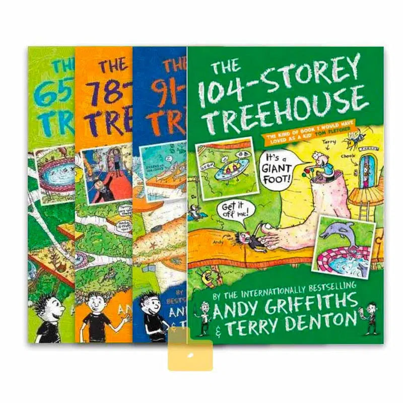 Treehouse, The (正版) Boxset / Bundle with QR code Audio (Andy Griffiths)-Fiction: 幽默搞笑 Humorous-買書書 BuyBookBook