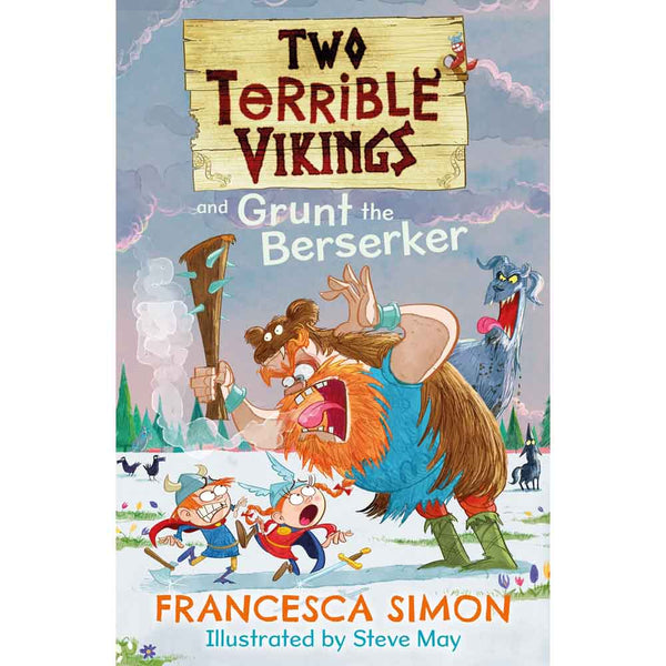 Two Terrible Vikings #02, Grunt the Berserker (Francesca Simon)-Fiction: 橋樑章節 Early Readers-買書書 BuyBookBook
