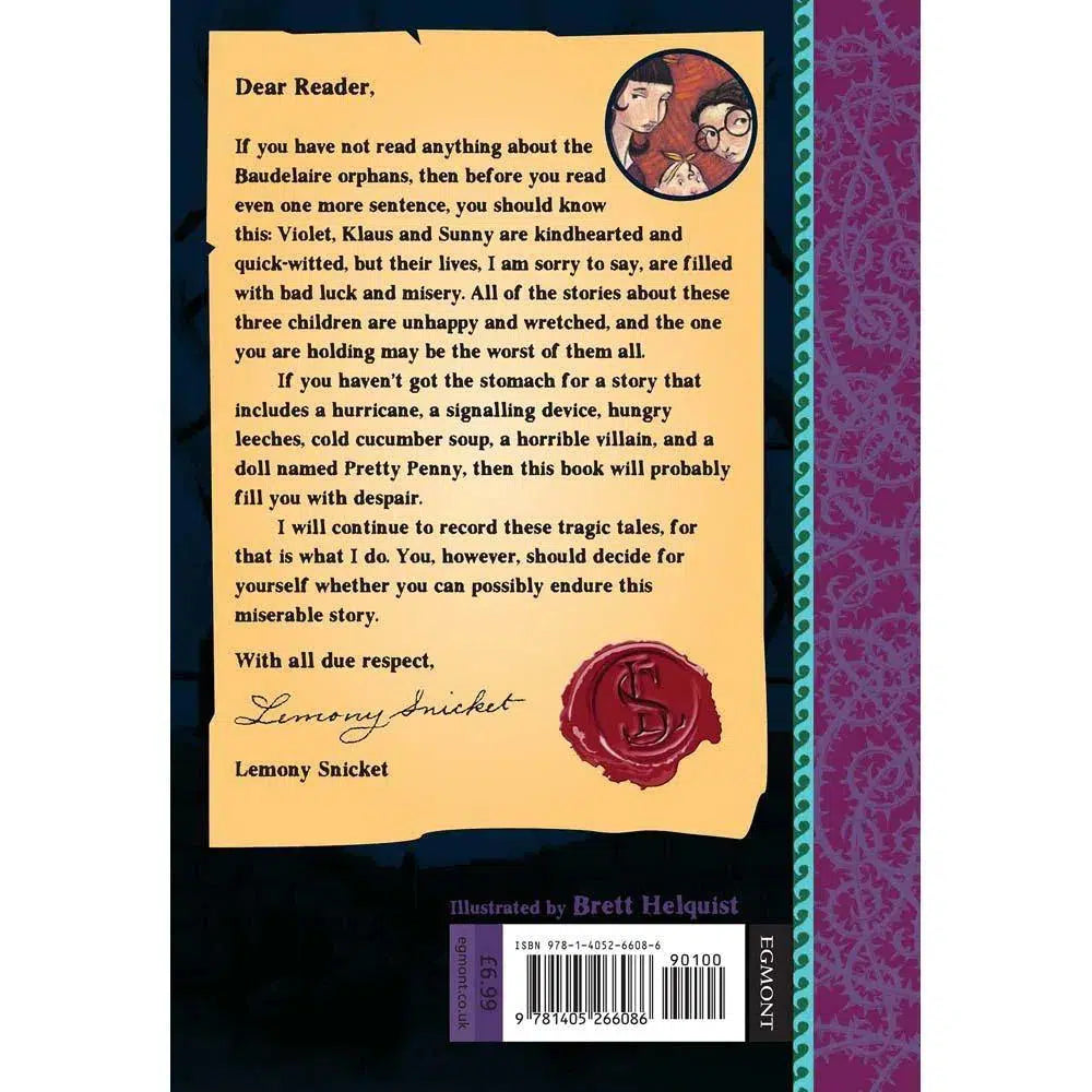 A Series of Unfortunate Events #03 The Wide Window (Paperback) (Lemony Snicket) Harpercollins (UK)