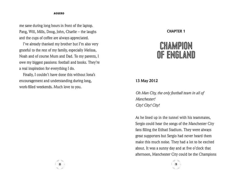 Ultimate Football Heroes - Aguero (Matt & Tom Oldfield)-Nonfiction: 人物傳記 Biography-買書書 BuyBookBook