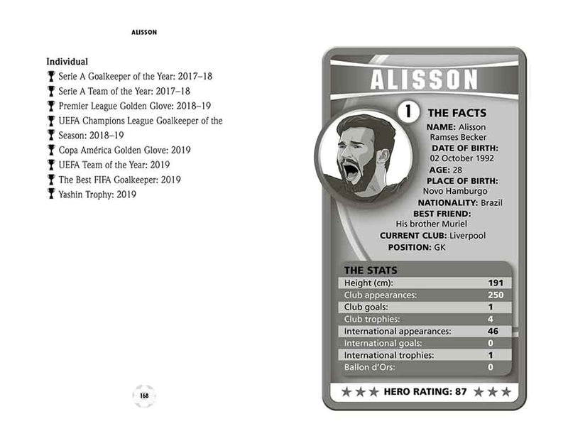 Ultimate Football Heroes - Alisson (Matt & Tom Oldfield)-Nonfiction: 人物傳記 Biography-買書書 BuyBookBook