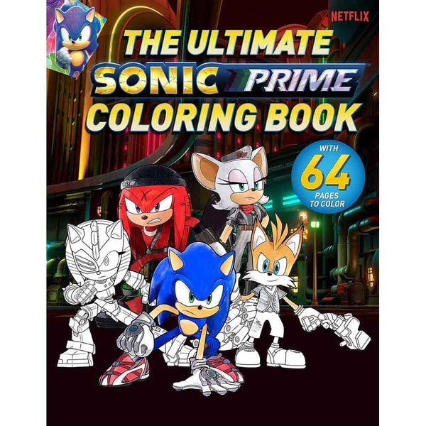 Ultimate Sonic Prime Coloring Book, The (Sonic the Hedgehog) (Patrick Spaziante)-Activity: 繪畫貼紙 Drawing & Sticker-買書書 BuyBookBook