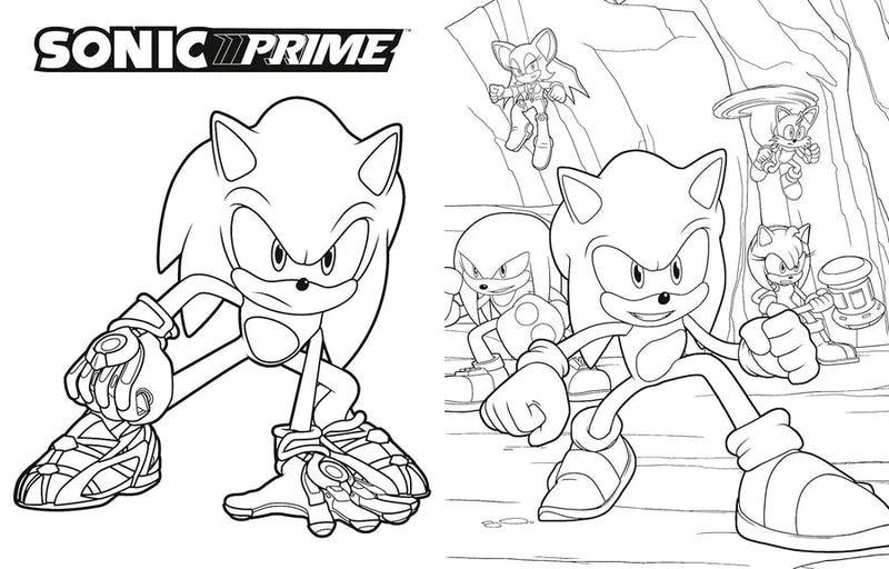 Ultimate Sonic Prime Coloring Book, The (Sonic the Hedgehog) (Patrick Spaziante)-Activity: 繪畫貼紙 Drawing & Sticker-買書書 BuyBookBook