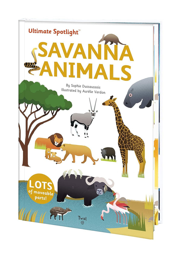 Ultimate Spotlight: Savanna Animals (Sophie Dussausois)-Nonfiction: 動物植物 Animal & Plant-買書書 BuyBookBook