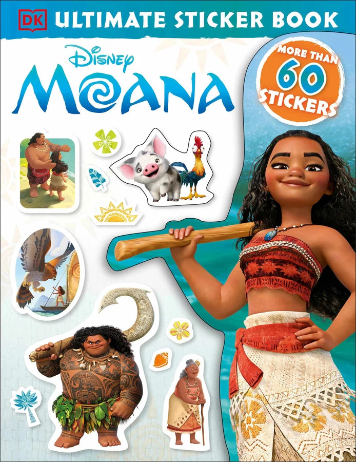 Ultimate Sticker Book: Disney Moana-Children’s interactive and activity books and kits-買書書 BuyBookBook