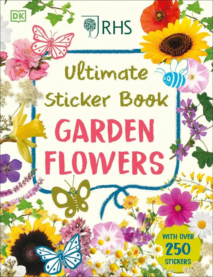 Ultimate Sticker Book Garden Flowers-Children’s interactive and activity books and kits-買書書 BuyBookBook