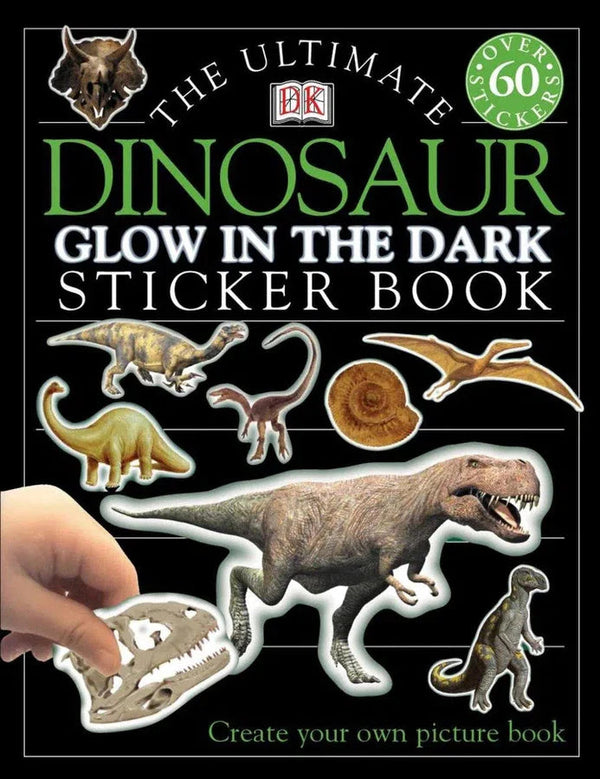 Ultimate Sticker Book: Glow in the Dark: Dinosaur-Children’s interactive and activity books and kits-買書書 BuyBookBook