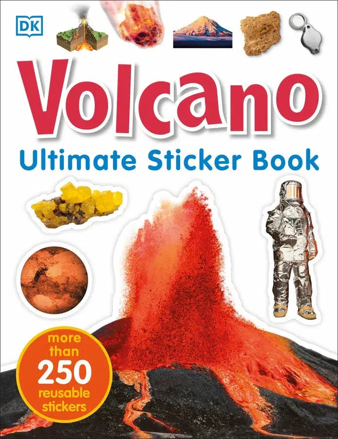 Ultimate Sticker Book: Volcano-Children’s interactive and activity books and kits-買書書 BuyBookBook