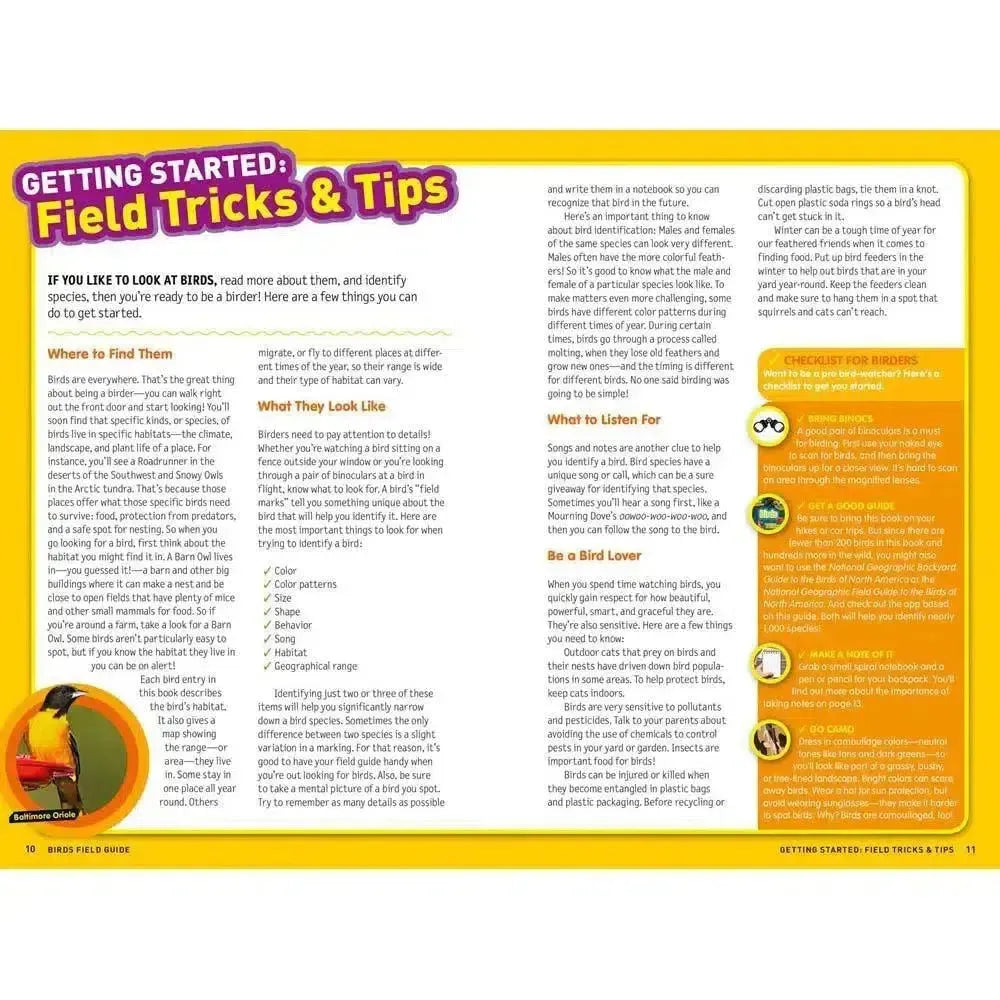 Ultimate Explorer Field Guide: Birds (National Geographic Kids) National Geographic