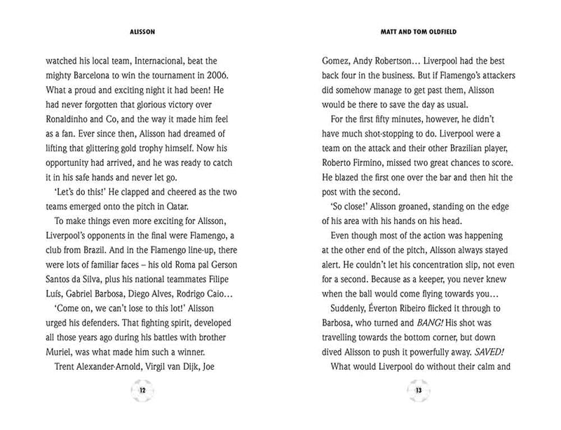 Ultimate Football Heroes - Alisson (Matt & Tom Oldfield)-Nonfiction: 人物傳記 Biography-買書書 BuyBookBook