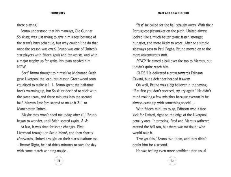 Ultimate Football Heroes - Bruno Fernandes (Matt & Tom Oldfield)-Nonfiction: 人物傳記 Biography-買書書 BuyBookBook