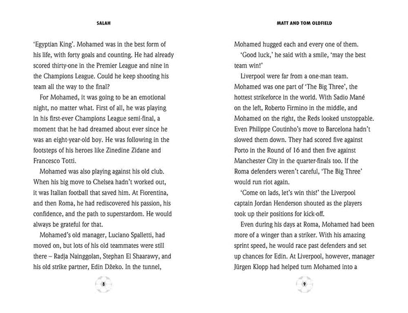 Ultimate Football Heroes - Salah (Matt & Tom Oldfield)-Nonfiction: 人物傳記 Biography-買書書 BuyBookBook