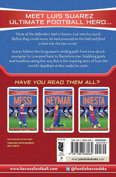 Ultimate Football Heroes - Suarez (Matt & Tom Oldfield)-Nonfiction: 人物傳記 Biography-買書書 BuyBookBook