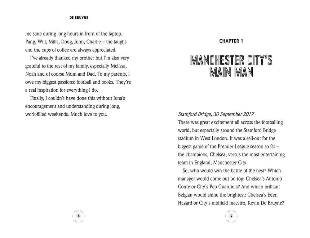 Ultimate Football Heroes - De Bruyne (Matt & Tom Oldfield)-Nonfiction: 人物傳記 Biography-買書書 BuyBookBook