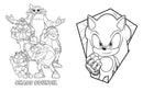 Ultimate Sonic Prime Coloring Book, The (Sonic the Hedgehog) (Patrick Spaziante)-Activity: 繪畫貼紙 Drawing & Sticker-買書書 BuyBookBook