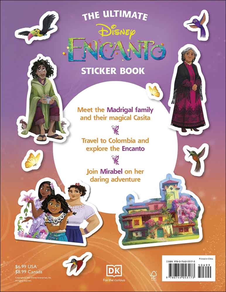 Ultimate Sticker Book - Disney Encanto-Activity: 繪畫貼紙 Drawing & Sticker-買書書 BuyBookBook