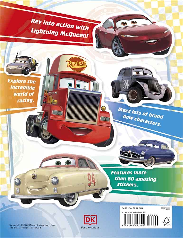 Ultimate Sticker Book - Disney Pixar Cars 3-Activity: 繪畫貼紙 Drawing & Sticker-買書書 BuyBookBook