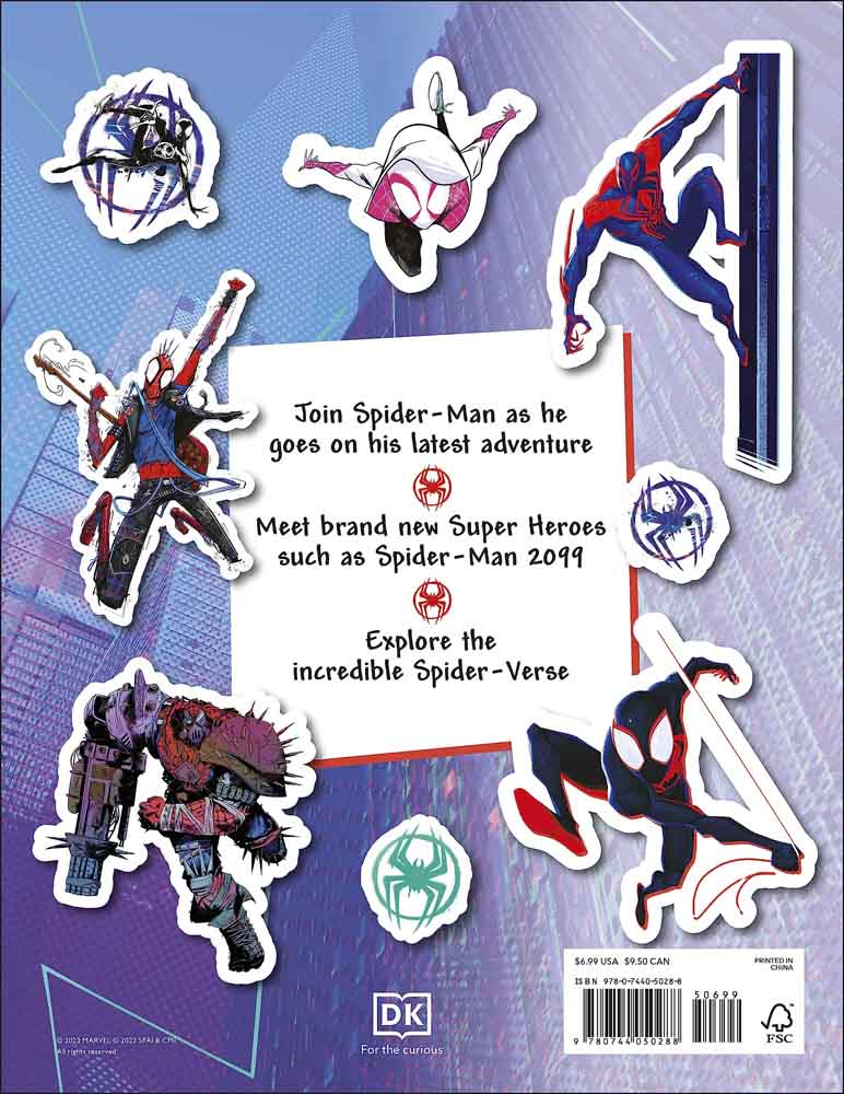 Marvel Spider-Man Across the Spider-Verse Ultimate Sticker Book-Children’s interactive and activity books and kits-買書書 BuyBookBook