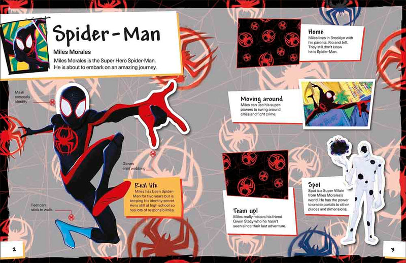 Marvel Spider-Man Across the Spider-Verse Ultimate Sticker Book-Children’s interactive and activity books and kits-買書書 BuyBookBook