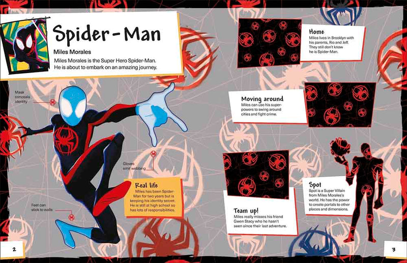 Marvel Spider-Man Across the Spider-Verse Ultimate Sticker Book-Children’s interactive and activity books and kits-買書書 BuyBookBook