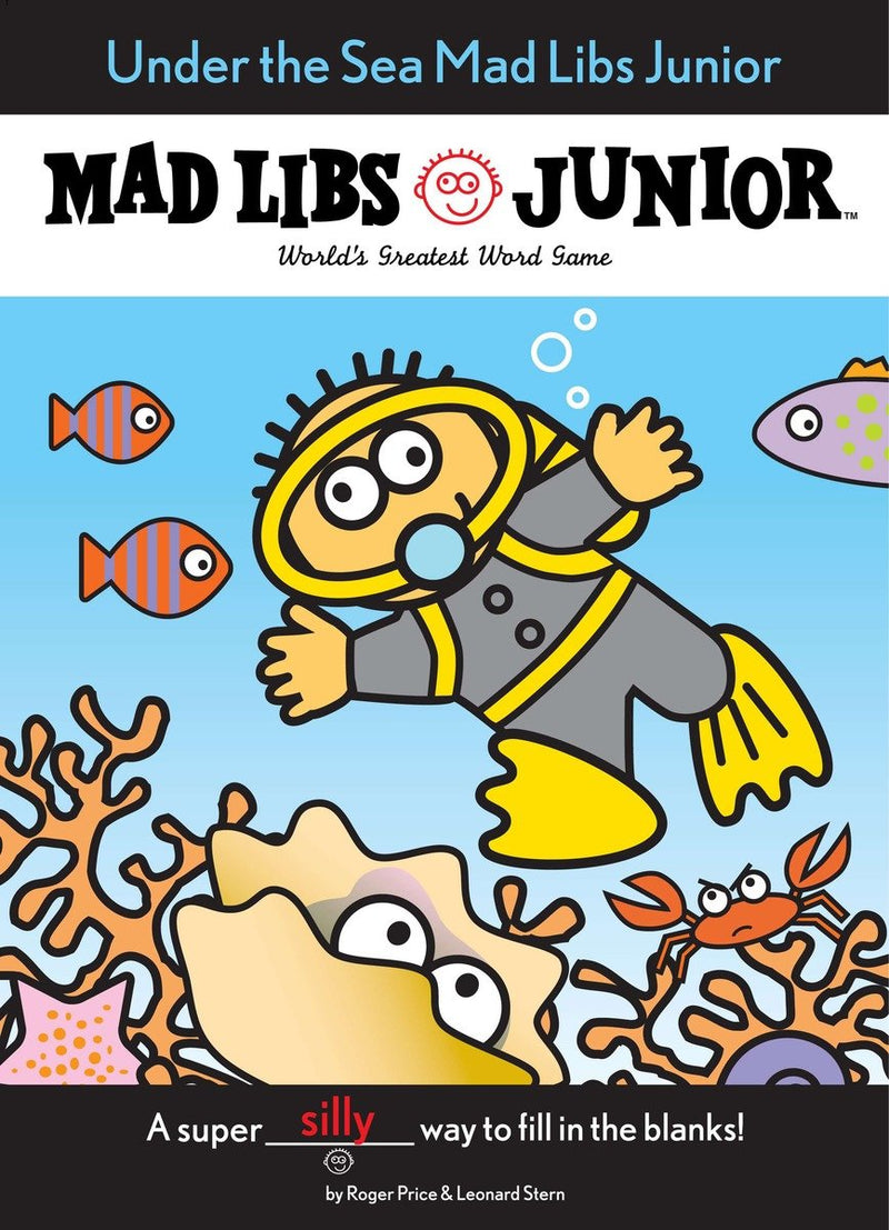 Under the Sea Mad Libs Junior-Children’s interactive and activity books and kits-買書書 BuyBookBook