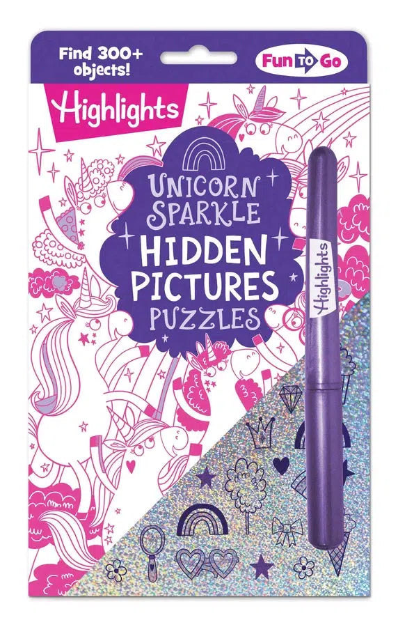 Unicorn Sparkle Hidden Pictures Puzzles-Children’s / Teenage general interest: Hobbies/ quizzes/ toys and games-買書書 BuyBookBook