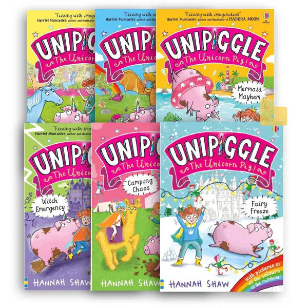 Unipiggle the Unicorn Pig Bundle-Fiction: 橋樑章節 Early Readers-買書書 BuyBookBook