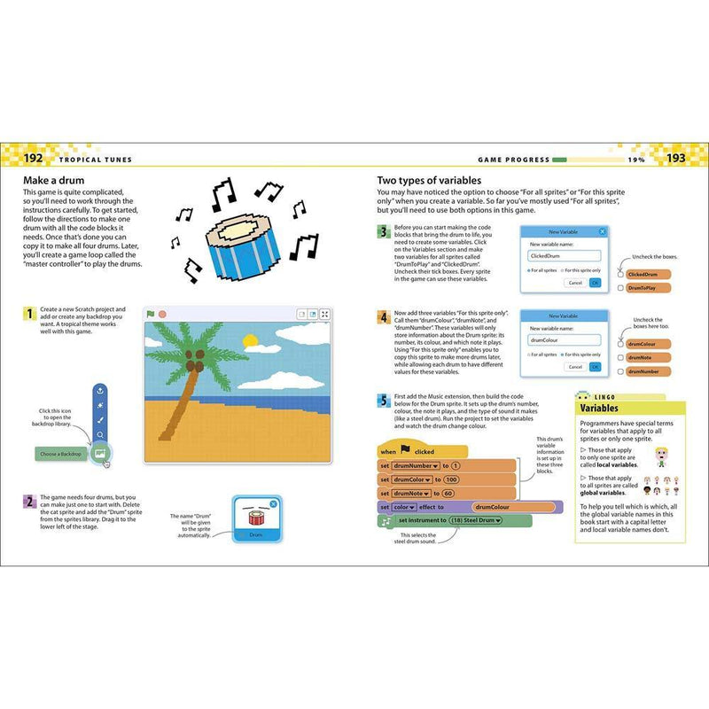 Unique Step-by-Step Visual Guide, A - Computer Coding Games for Kids DK UK