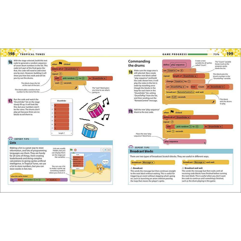 Unique Step-by-Step Visual Guide, A - Computer Coding Games for Kids DK UK