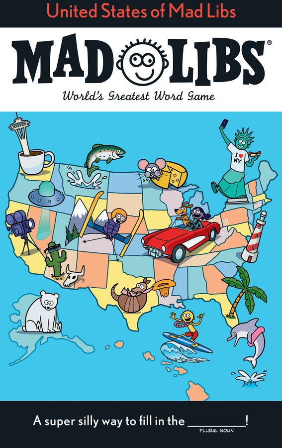 United States of Mad Libs-Children’s / Teenage general interest: Humour and jokes-買書書 BuyBookBook