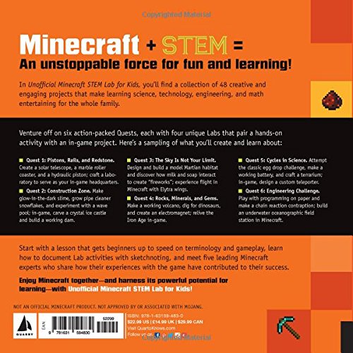 Unofficial Minecraft STEM Lab for Kids: Family-Friendly Projects for Exploring Concepts in Science, Technology, Engineering, and Math-Nonfiction: 興趣遊戲 Hobby and Interest-買書書 BuyBookBook