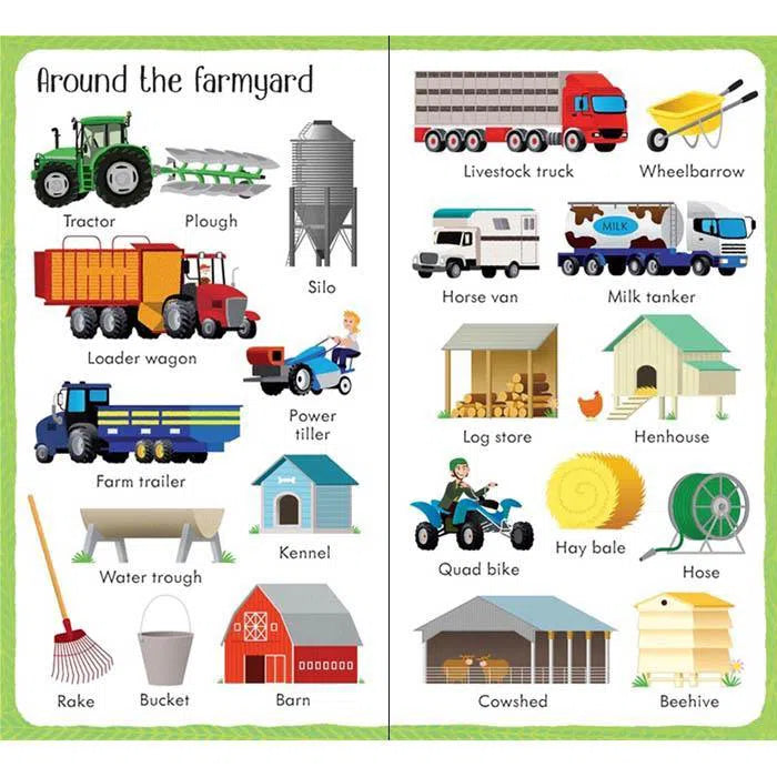 Usborne 199 Things on the Farm Usborne