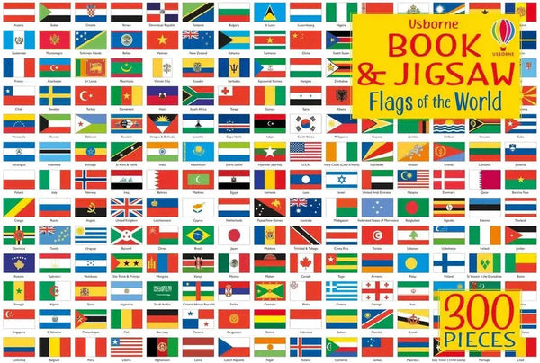 Usborne Book and Jigsaw Flags of the World